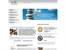 Tablet Screenshot of cursosdehipnosis.org